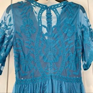 Altar's State Boho Sheer Lace Dress Size M